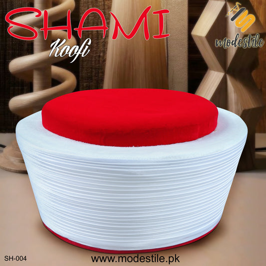 Red SH-004 Traditional Islamic Imam Style Hat