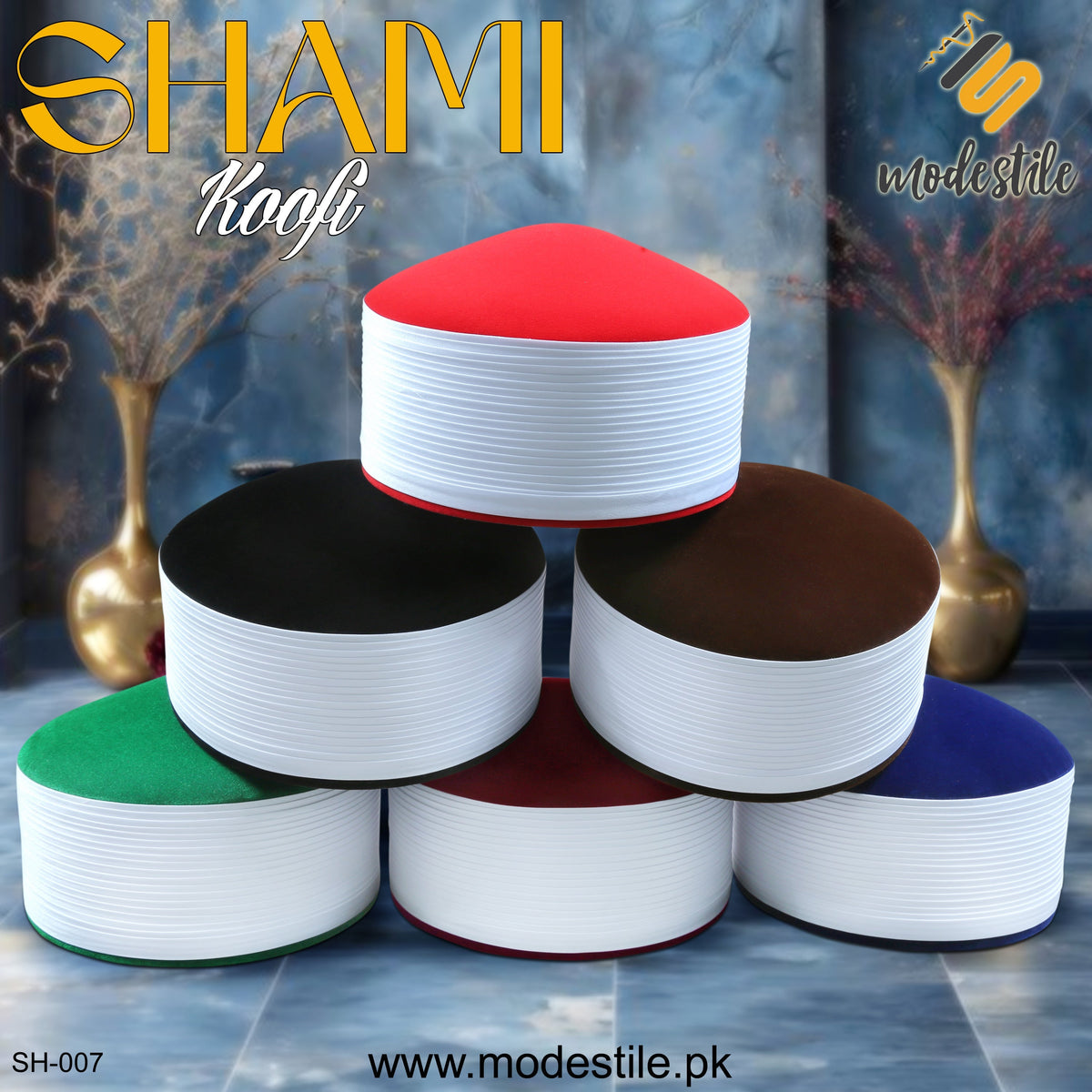 SH-007 Traditional Islamic Imama Style Cap