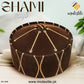 Brown SH-008 Elegant Turkish Kufi Hat