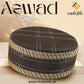 Brown Aswad Kufi Elegant Traditional Prayer Hat