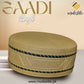 Golden Saadi Kufi Premium Embroidered Prayer Cap