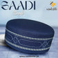 Navy Blue Saadi Kufi Stylish Daily Salah Cap