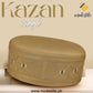 Golden Kazan Kufi Premium Embroidered Prayer Cap