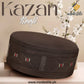 Brown Kazan Kufi Traditional Daily Prayer Hat