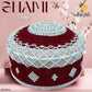 Maroon SH-0010 Premium Muslim Imama Style Hat