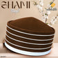 Brown SH-0011 Classic Turkish Turban Kufi Cap