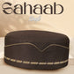 Brown Sahaab Kufi Traditional Daily Wear Prayer Hat