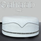 White Sahaab Kufi Classic Muslim Skull Cap