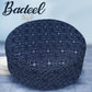 Navy Badeel Kufi Elegant Daily Salah Cap