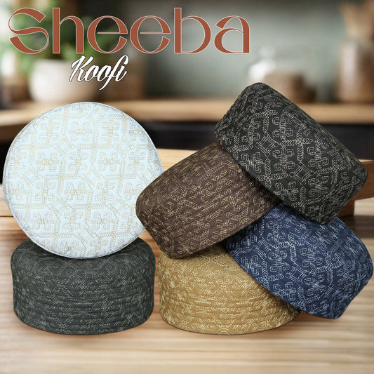 Sheeba Kufi Premium Islamic Prayer Cap for Men