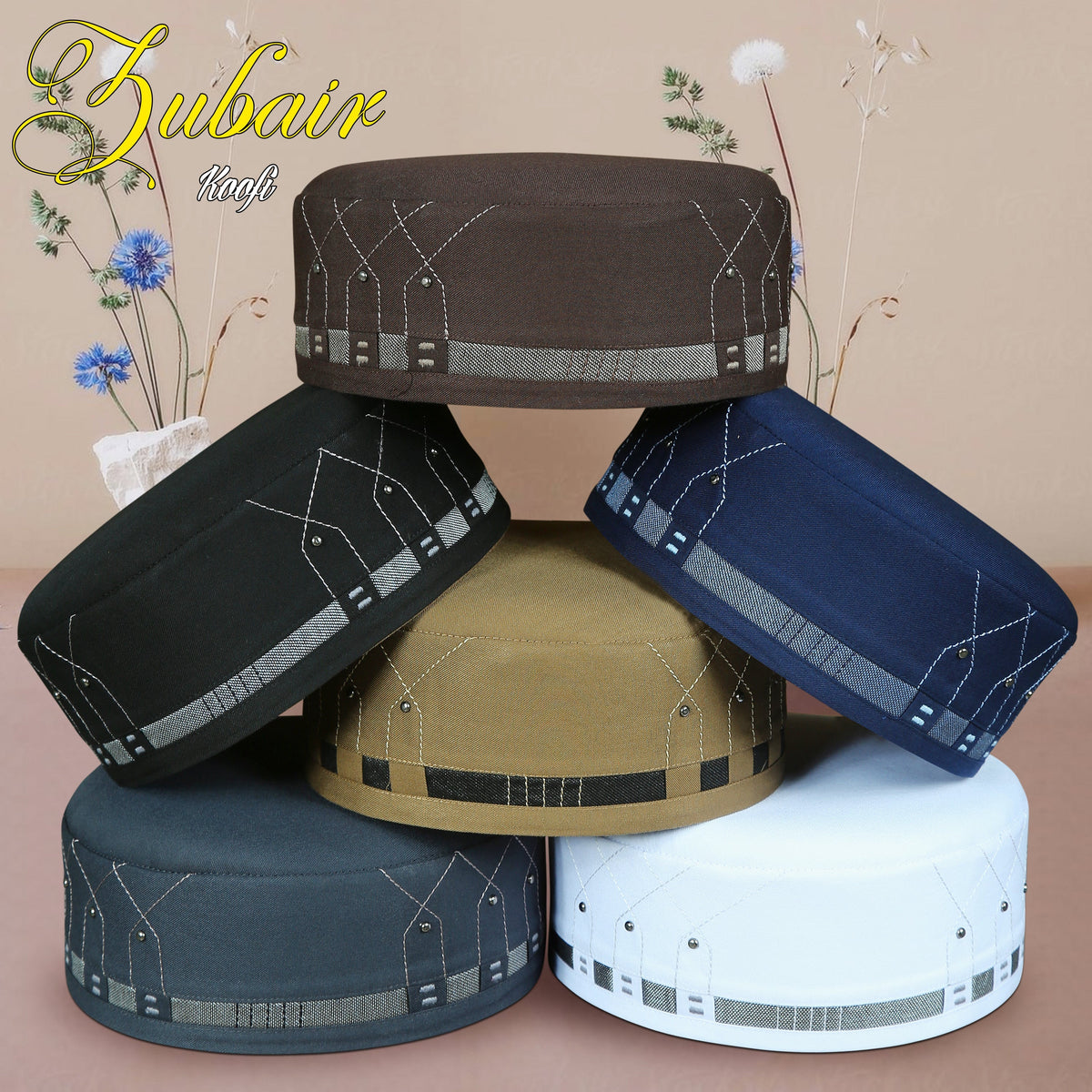 Kufi Premium Islamic Prayer Cap for Men