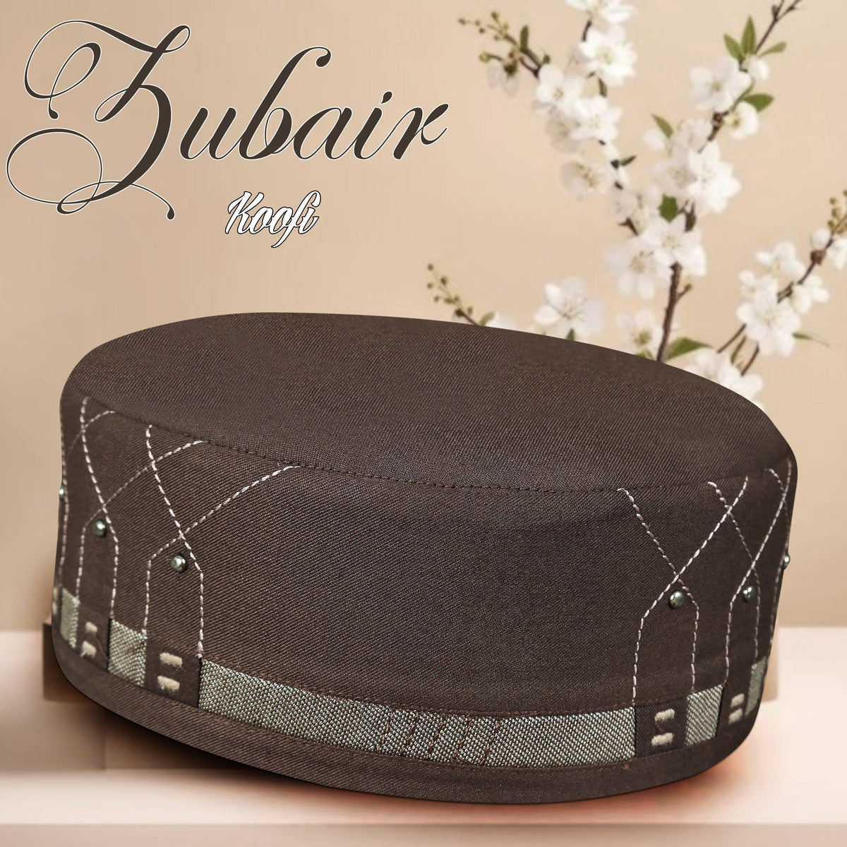 Kufi Traditional Everyday Prayer Hat