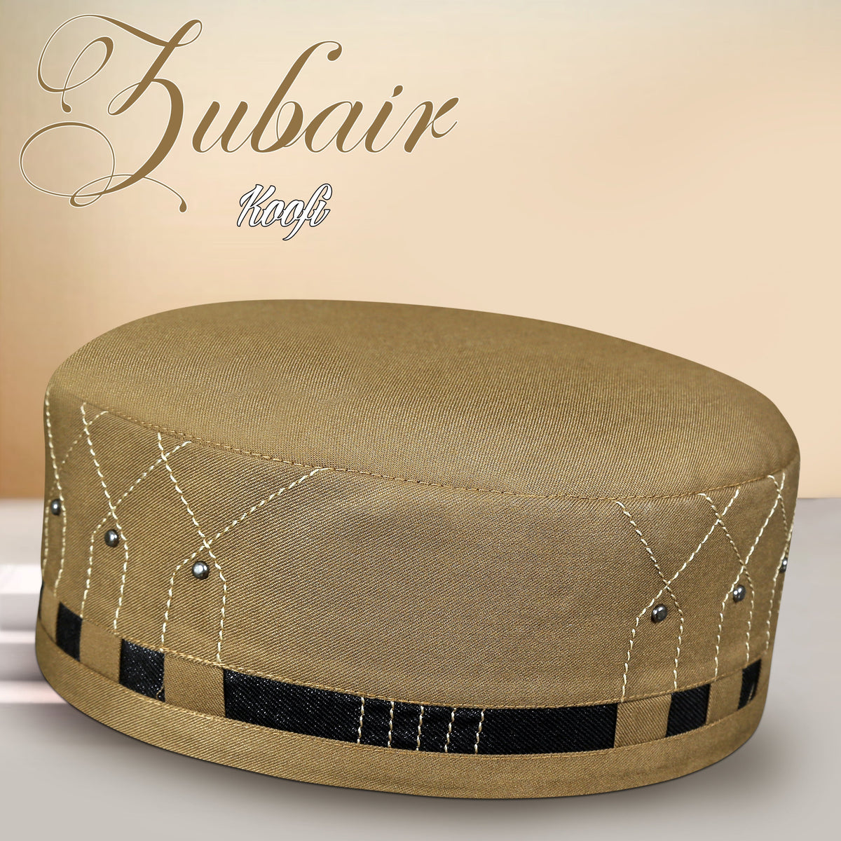 Kufi Premium Embroidered Prayer Cap