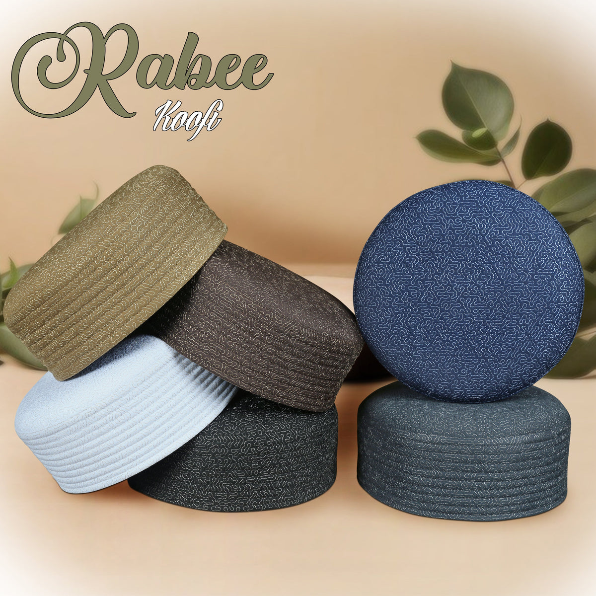 Rabee Kufi Premium Handmade Islamic Prayer Cap