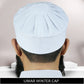 White Umar Winter Kufi Classic Muslim Prayer Hat