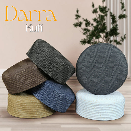 Darra Kufi Premium Handmade Islamic Prayer Cap