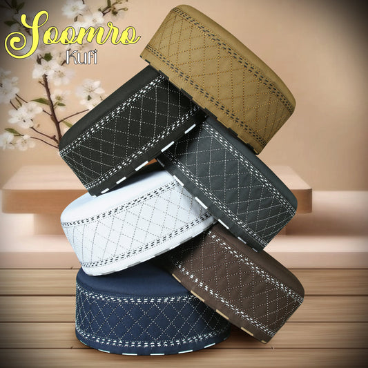 Soomroo Kufi Elegant Islamic Skull Cap