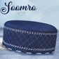 Navy Blue Soomroo Kufi Premium Daily Wear Prayer Hat