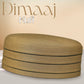Golden Dimaaj Kufi Classic Embroidered Prayer Hat
