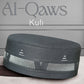Gray Al-Qaws Kufi Modern Islamic Skull Cap