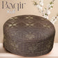 Brown Baqir Hard Kufi Premium Namaz Topi for Men
