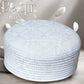White Baqir Hard Kufi Elegant Islamic Skull Cap