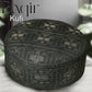 Black Baqir Hard Kufi Luxury Structured Muslim Cap