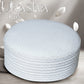White Ukasha Hard Kufi Classic Islamic Skull Cap