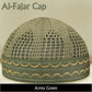 Al-Fajar Premium Knitted Kufi – Poly-Cotton Mesh Islamic Prayer Hat
