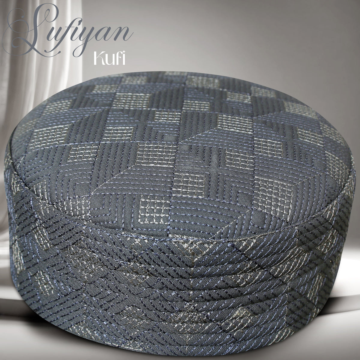 Sufiyan Premium Muslim Prayer Kufi Cap for Men's