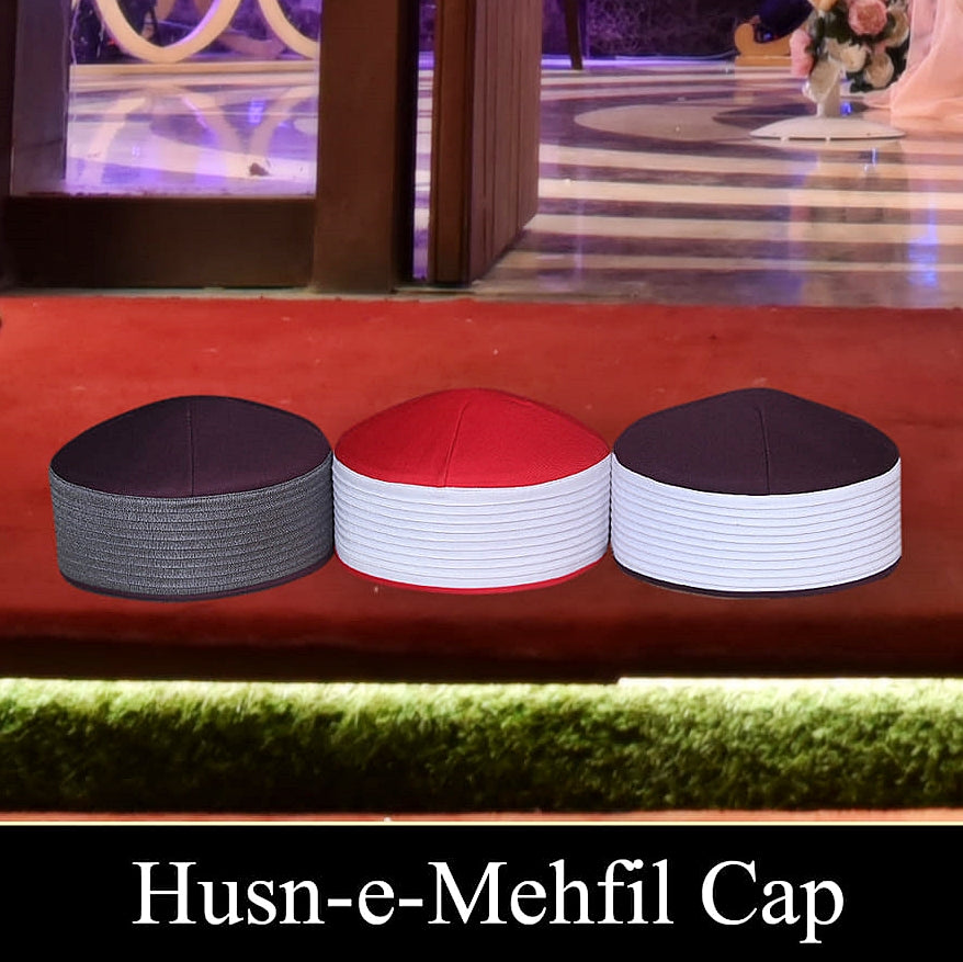Husn-e-Mehfil Islamic Kufi Hat for Men