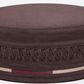 Brown Matloob Kufi Traditional Muslim Prayer Hat