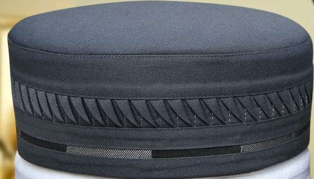 Grey Matloob Kufi Soft Comfortable Islamic Skull Cap