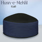 Blue & Black Husn-e-Mehfil Modern Muslim Kufi Hat