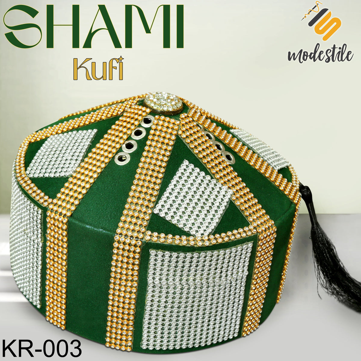 Turkey Cap KR-003 Premium Velvet Handmade Kufi Collection