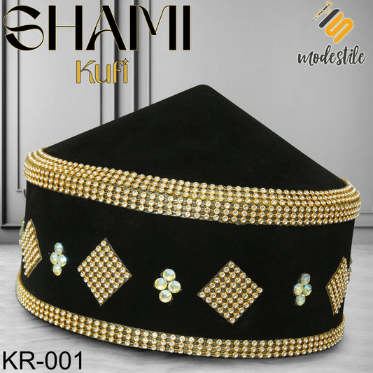 Turkey Cap KR-001 Premium Velvet Handmade Kufi Collection