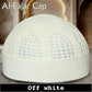 Al-Fajar Premium Knitted Kufi – Poly-Cotton Mesh Islamic Prayer Hat