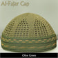 Al-Fajar Premium Knitted Kufi – Poly-Cotton Mesh Islamic Prayer Hat