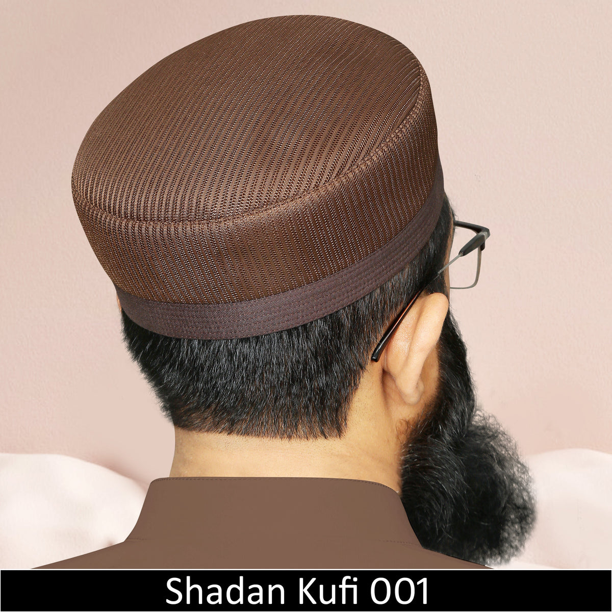 Shadan Mesh Kufi 00-1 – Premium Summer Mesh Islamic Prayer Cap for Men