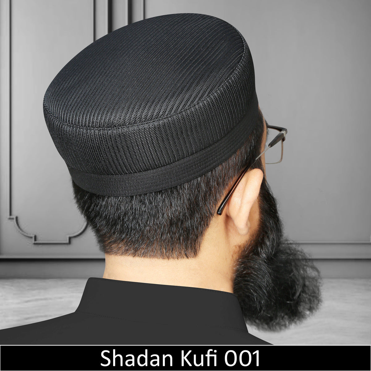 Shadan Mesh Kufi 00-1 – Premium Summer Mesh Islamic Prayer Cap for Men
