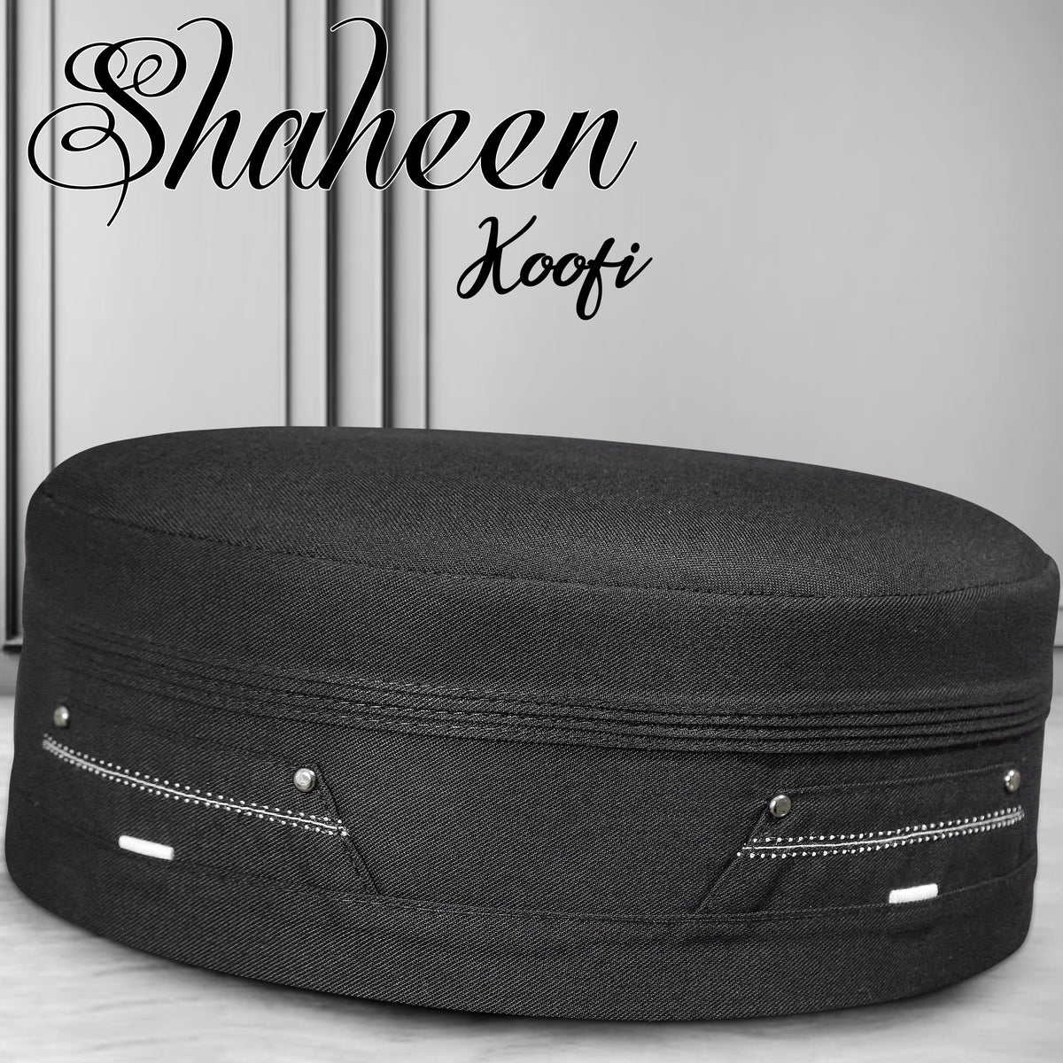 Shaheen Kufi Cap – Comfortable & Elegant Islamic Prayer Cap for Men