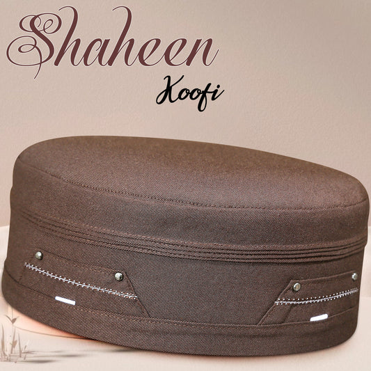 Shaheen Kufi Cap – Comfortable & Elegant Islamic Prayer Cap for Men