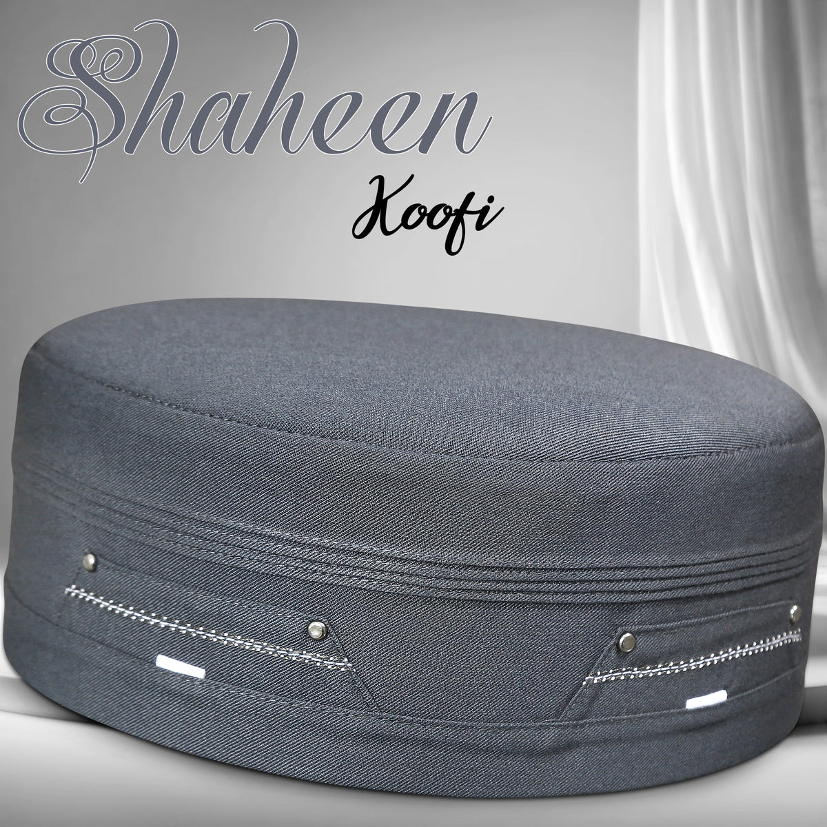Shaheen Kufi Cap – Comfortable & Elegant Islamic Prayer Cap for Men