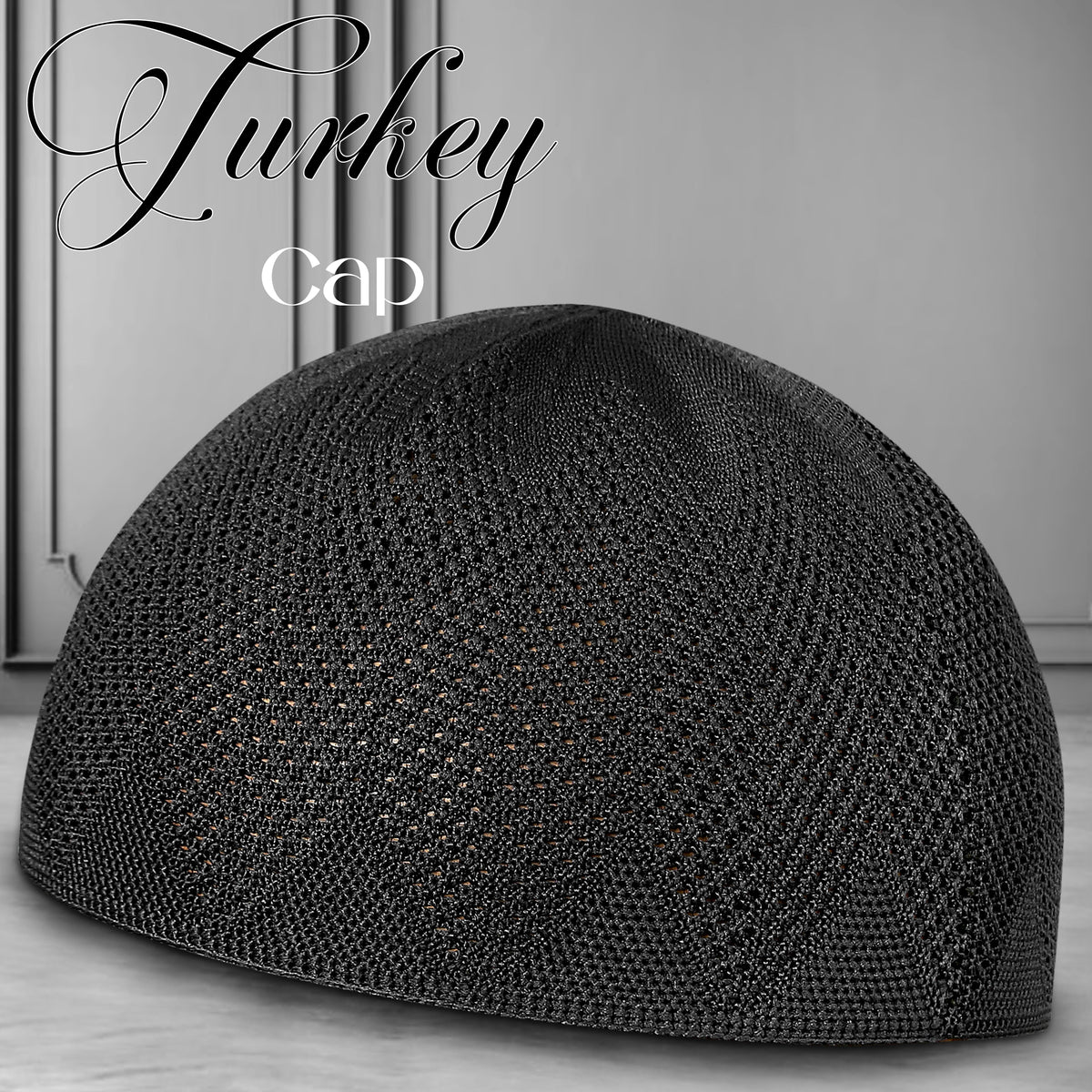 Turkey Knitted Kufi Cap – Premium Lightweight Turkish Style Islamic Cap
