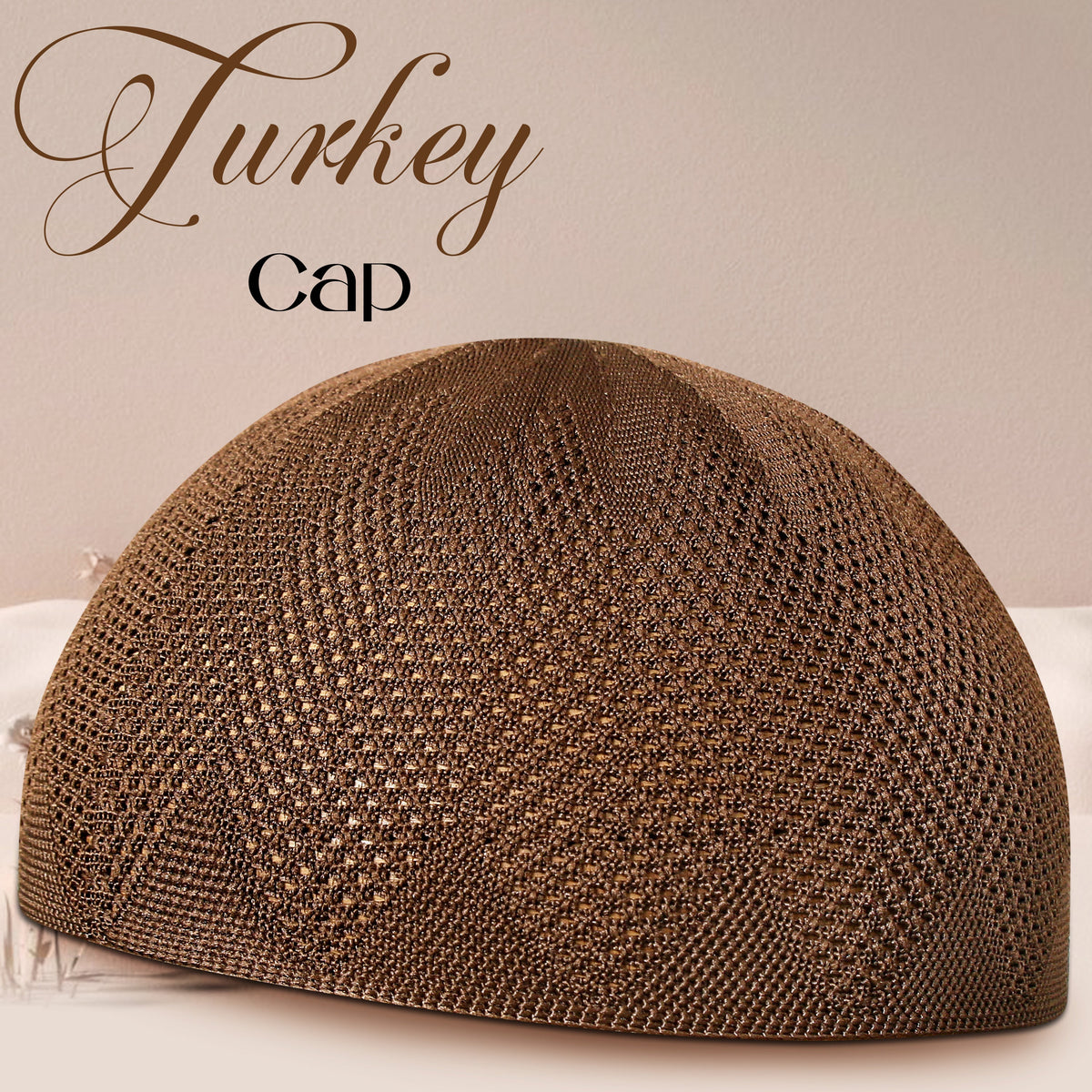 Turkey Knitted Kufi Cap – Premium Lightweight Turkish Style Islamic Cap