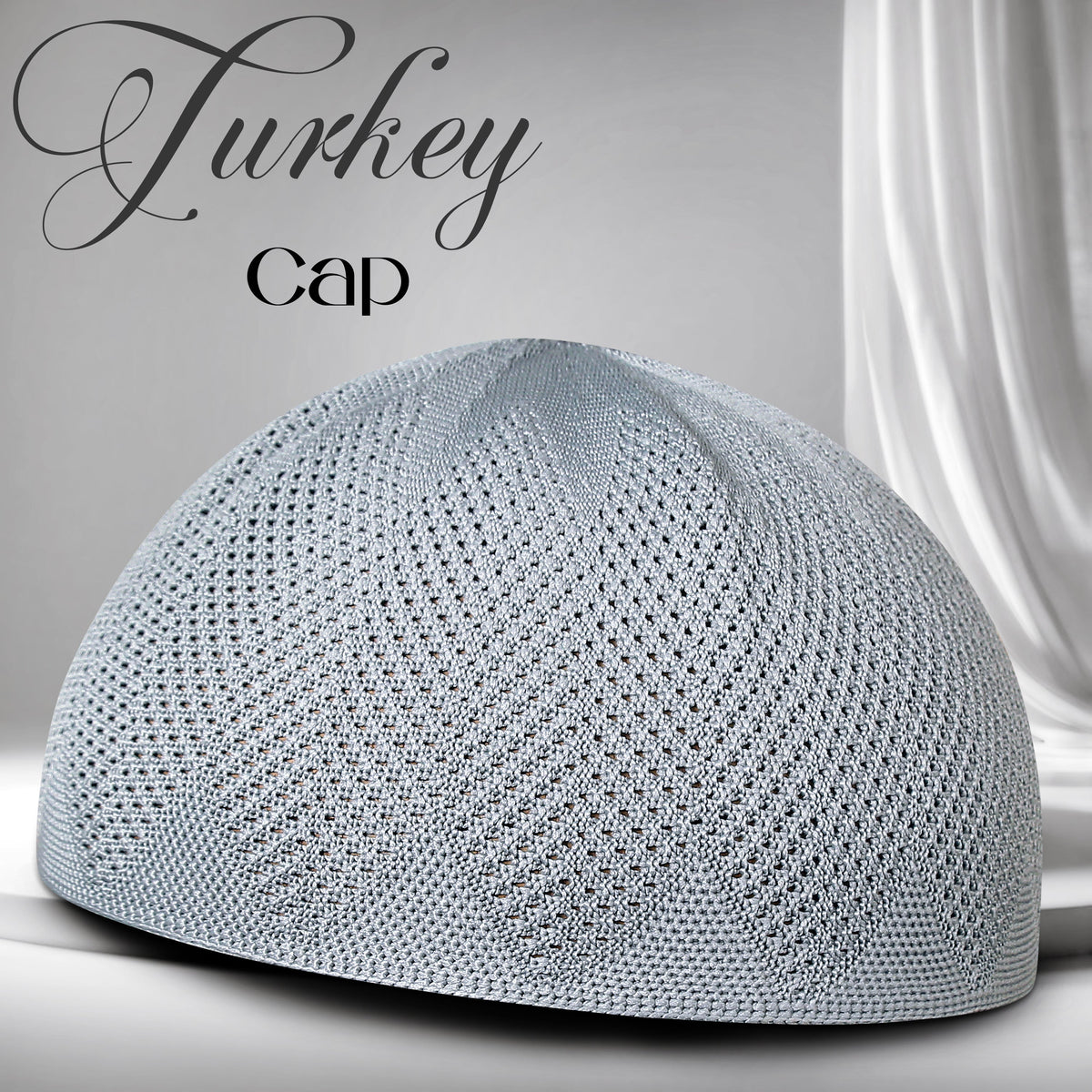 Turkey Knitted Kufi Cap – Premium Lightweight Turkish Style Islamic Cap