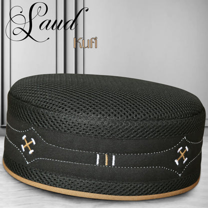 Saud Kufi Cap – Muslim Prayer Cap for Men for Everyday Wear
