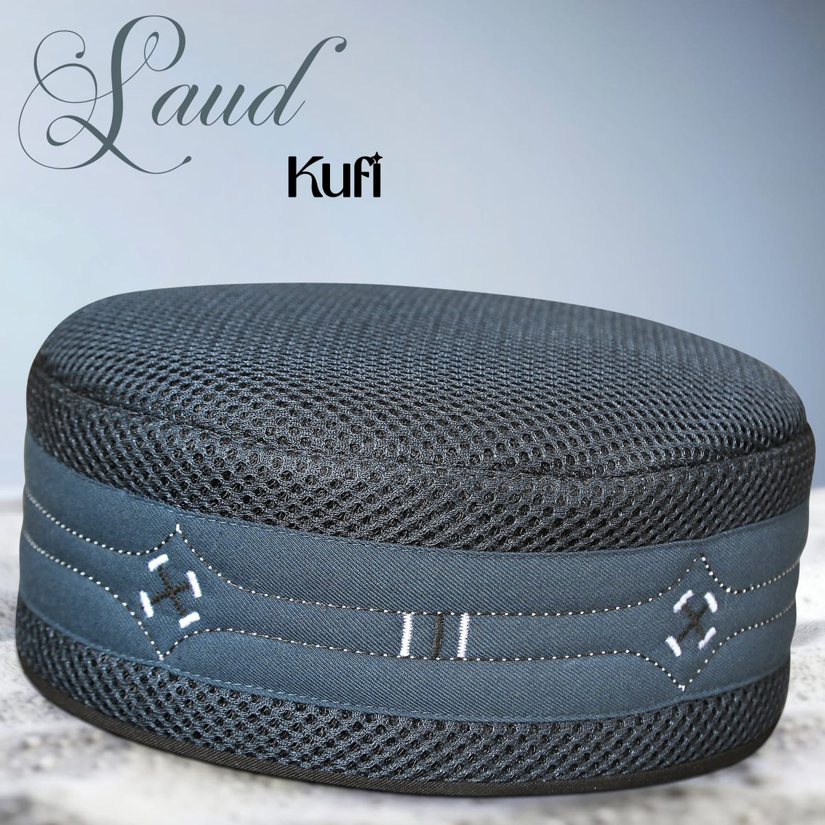 Saud Kufi Cap – Muslim Prayer Cap for Men for Everyday Wear