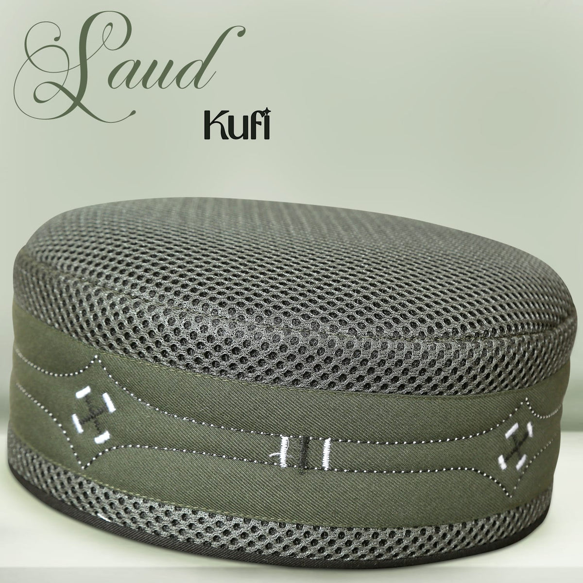 Saud Kufi Cap – Muslim Prayer Cap for Men for Everyday Wear