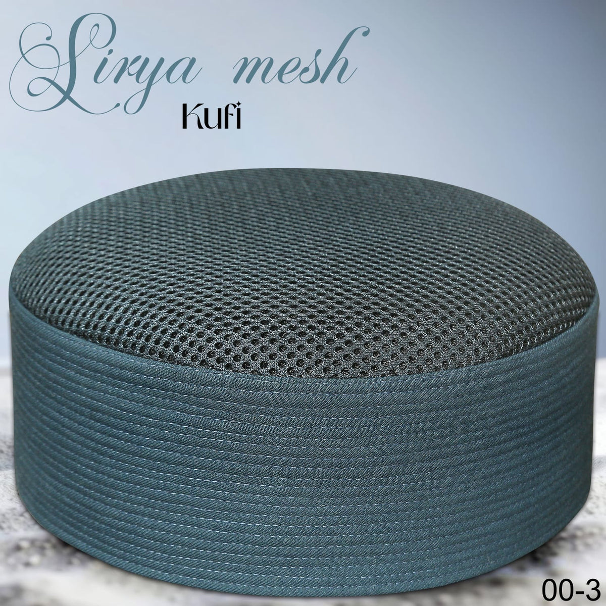 Sirya Mesh Kufi Cap – Muslim Prayer Cap for Men
